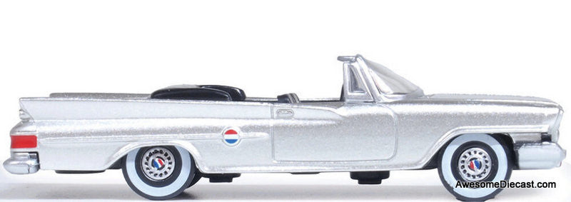 1961 Chrysler 300 Convertible, Sheffield Silver 1:87 Diecast Model Car by Oxford Diecast