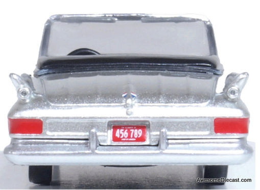 1961 Chrysler 300 Convertible, Sheffield Silver 1:87 Diecast Model Car by Oxford Diecast