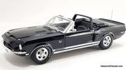 1968 Shelby GT500KR Convertible, Black 1:18 Diecast Model Car by ACME
