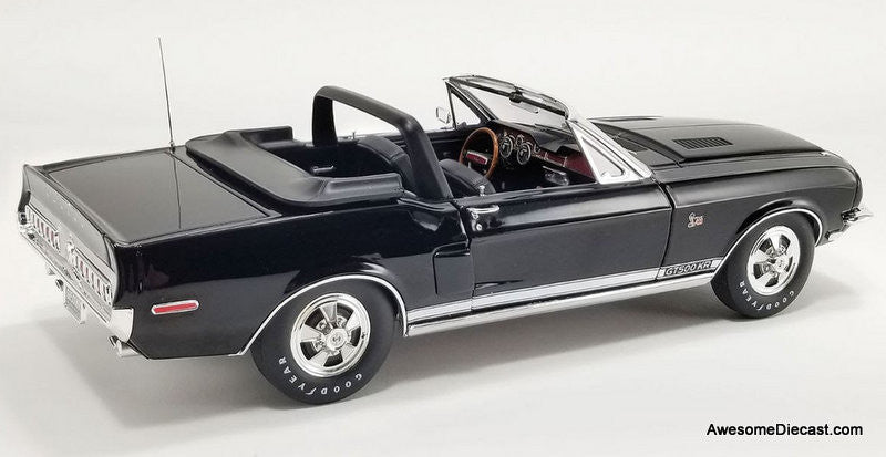 1968 Shelby GT500KR Convertible, Black 1:18 Diecast Model Car by ACME