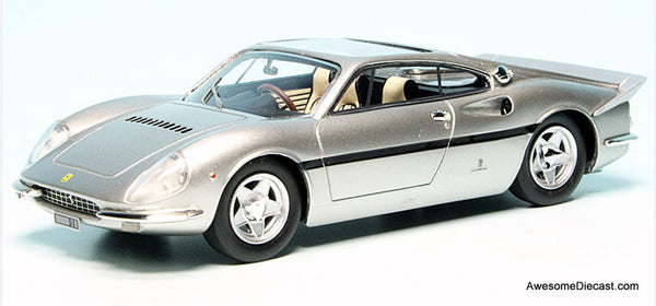 Masterpiece by AutoCult 1:43 1966 Ferrari 365p Posti, Silver