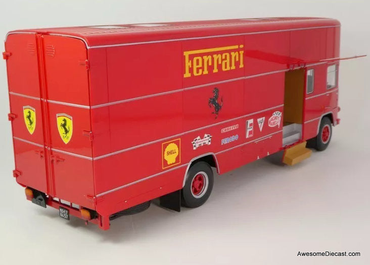 1967 Fiat OM 150 Rolfo Ferrari Race Team Transporter 1:18 Diecast Model Truck by CMR