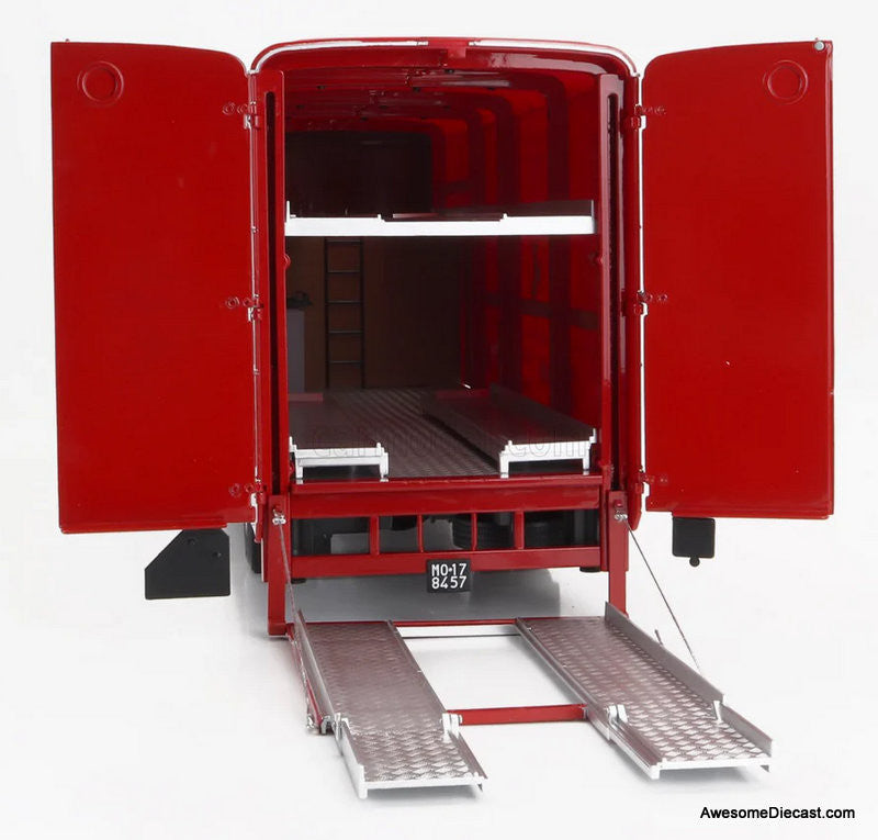 1967 Fiat OM 150 Rolfo Ferrari Race Team Transporter 1:18 Diecast Model Truck by CMR