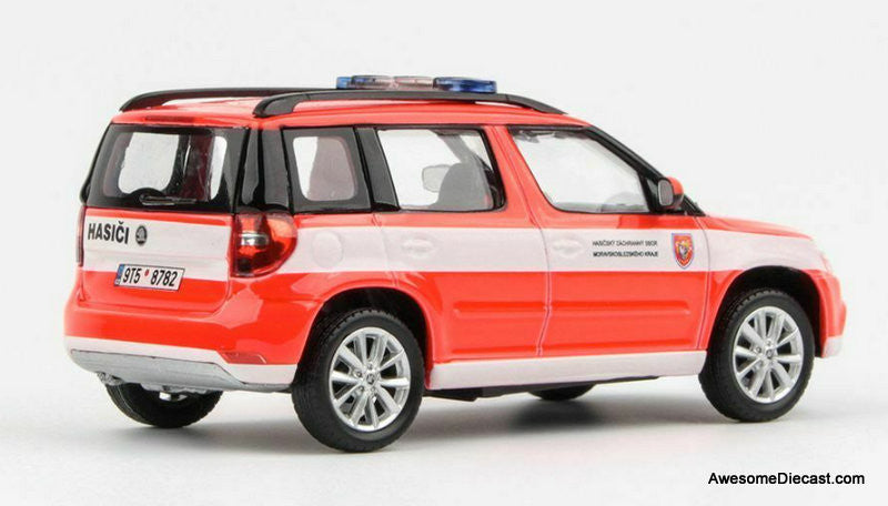 Abrex 1:43 2013 Skoda Yeti Fire Chief Car: Hasici Fire Department