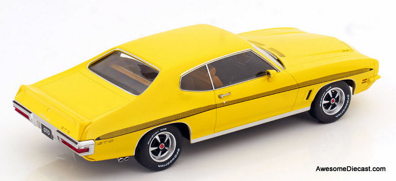 1972 Pontiac Lemans GTO, Yellow 1:18 Diecast Model Car by KK Scale