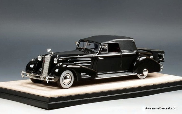 Stamp Models 1:43 1934 Cadillac 452D V16 Victoria Convertible (Roof Up), Black