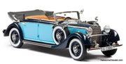 Esval Models 1:43 1934-37 Mercedes-Benz 290 W18 Cabriolet D Long Wheel Base Top Down, 2 Tone Blue
