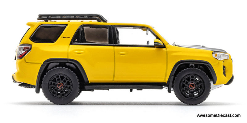 GCD ダイキャストトーク限定 1/64 - トヨタ・4ランナー TRD PRO GCD 1:64 Toyota 4Runner TRD Pro SUV, Yellow – Awesome Diecast LLC