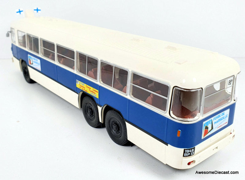 Hatchette 1:43 1954 Berliet PBR 10 6x2: RTM Buses Marseille Fair, France