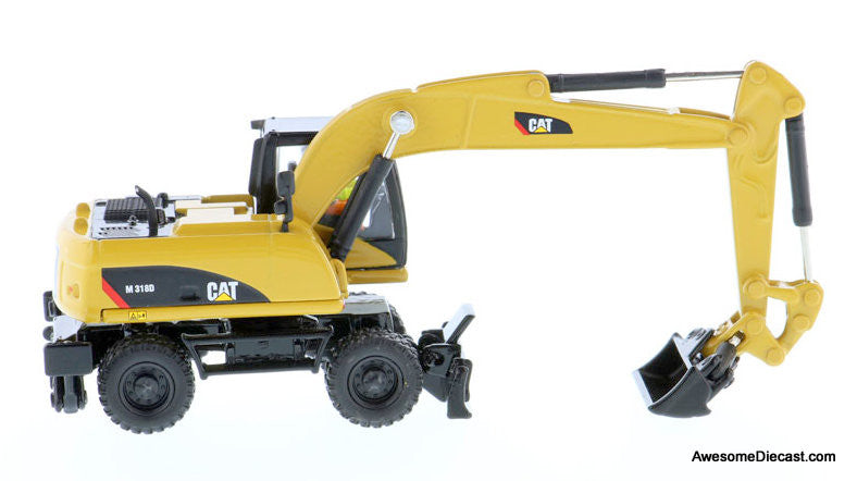 Diecast Masters 1:87 Caterpillar M318D Wheeled Excavator
