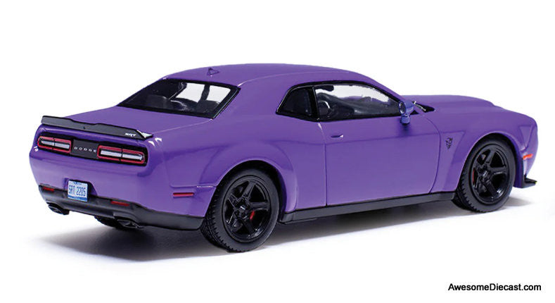 2018 Dodge Challenger SRT Demon, Plum Crazy 1:43 Diecast Model Car by IXO