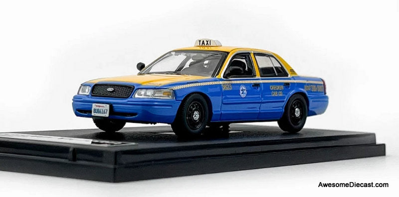 Ford Crown Victoria: Los Angeles Checker Taxi 1:64 Diecast Model Car by Rollin