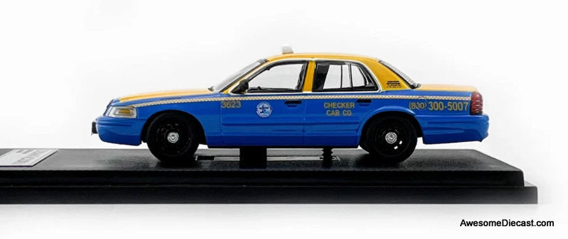 Ford Crown Victoria: Los Angeles Checker Taxi 1:64 Diecast Model Car by Rollin