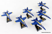 Blue Angel 6 Piece Gift Set 1:150 Diecast Model Plane by Postage Stamp