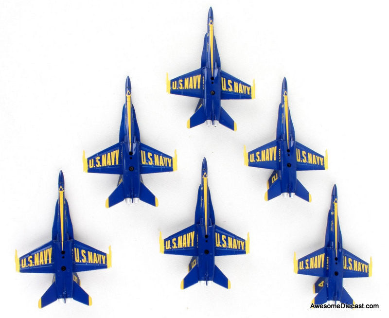 Blue Angel 6 Piece Gift Set 1:150 Diecast Model Plane by Postage Stamp