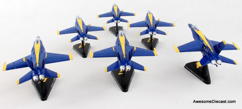 Blue Angel 6 Piece Gift Set 1:150 Diecast Model Plane by Postage Stamp