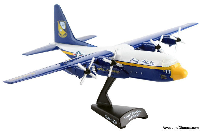 Postage Stamp 1:200 Lockheed C-130T Hercules "Fat Albert": Blue Angels