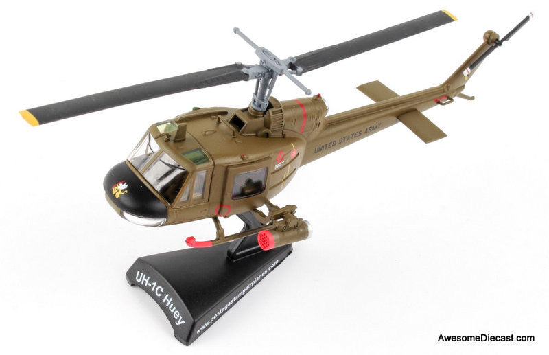 Postage Stamp 1:87 Bell UH-1C US Army Huey Gunship: 1st Cavalry Division