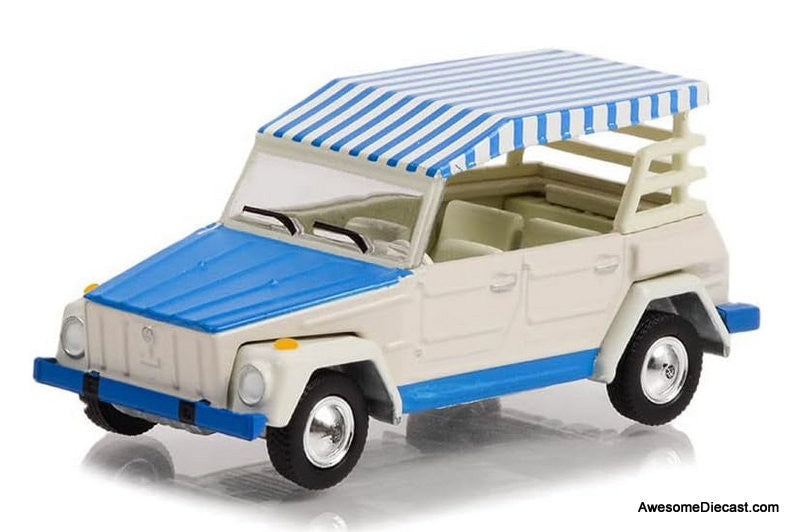 Greenlight 1:64 1974 Volkswagen Type 181 (The Thing), White/Blue