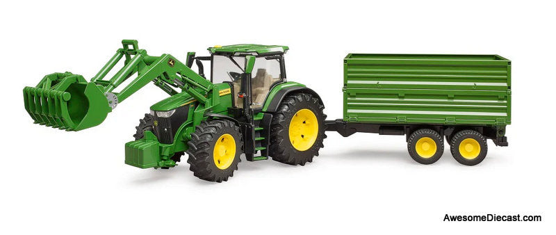 Bruder 1:16 John Deere 7R 350 w/Front Loader & Tipping Trailer