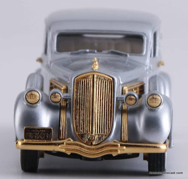 RARE!! Brooklin Models 1:43 1936 Pierce Arrow & Travelodge: Silver Anniversary Set