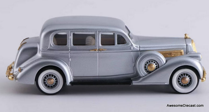 RARE!! Brooklin Models 1:43 1936 Pierce Arrow & Travelodge: Silver
