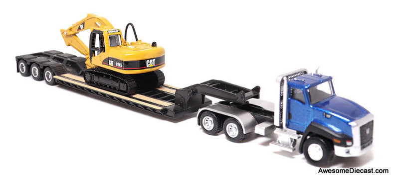 Diecast Masters 1:87 Cat CT660 Day Cab Tractor w/Lowboy Trailer & Cat 315C L Hydraulic Excavator