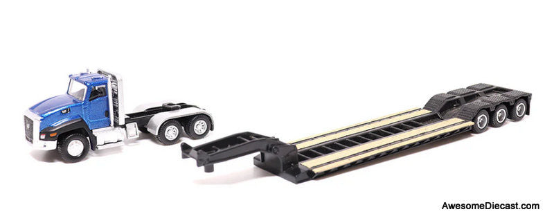 Diecast Masters 1:87 Cat CT660 Day Cab Tractor w/Lowboy Trailer & Cat 315C L Hydraulic Excavator