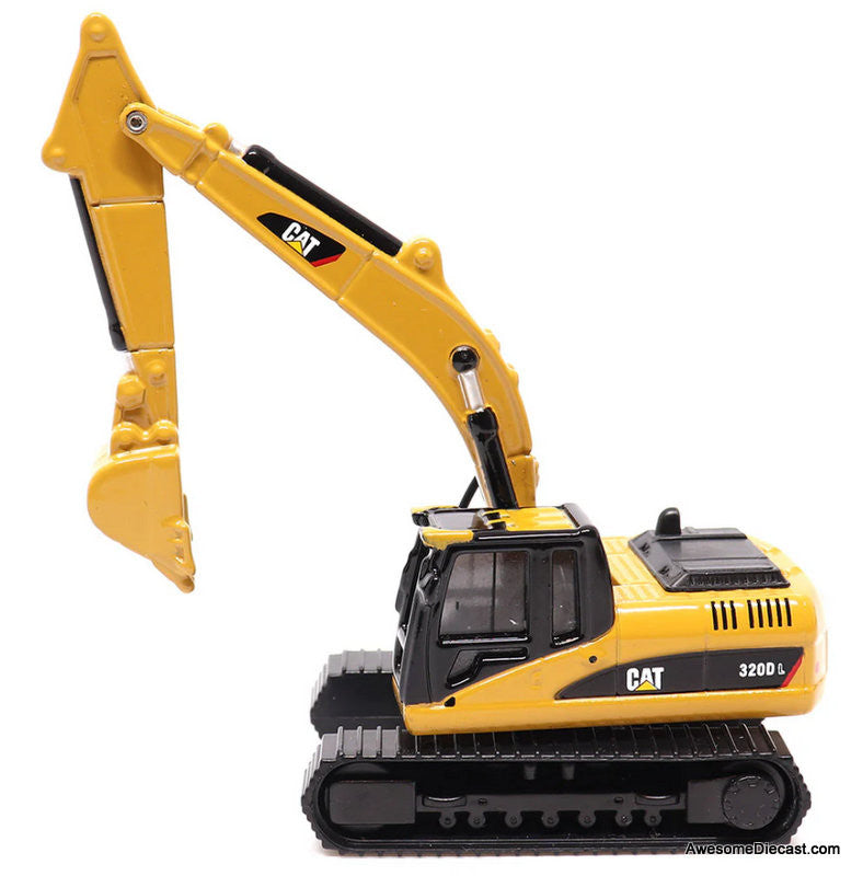 Diecast Masters 1:87 Kenworth T880s SBFS 40in-Sleeper Tandem Tractor w/Lowboy Trailer & Cat 320D L Hydraulic Excavator