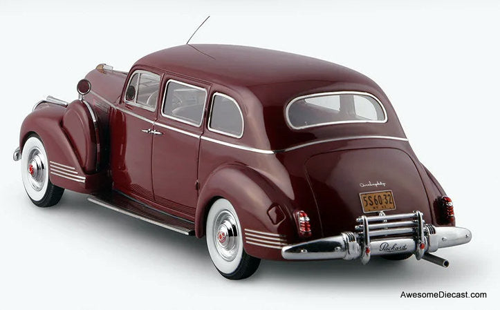 Esval Models 1:43 1941 Packard 180 7 Seat Limousine, Burgundy