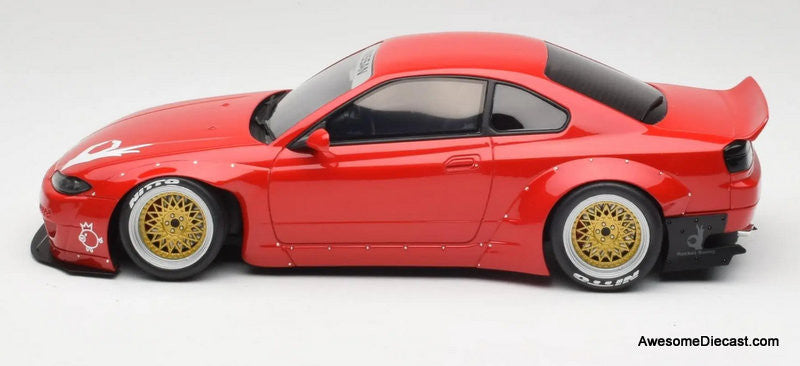 2014 Nissan Silvia (S15) Coupe Rocket Bunny, Red 1:18 Resin Cast Model by Otto