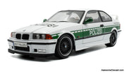 1991 BMW E36 M3 Coupe: Drift Police Car 1:18 Diecast Model Car by Solido