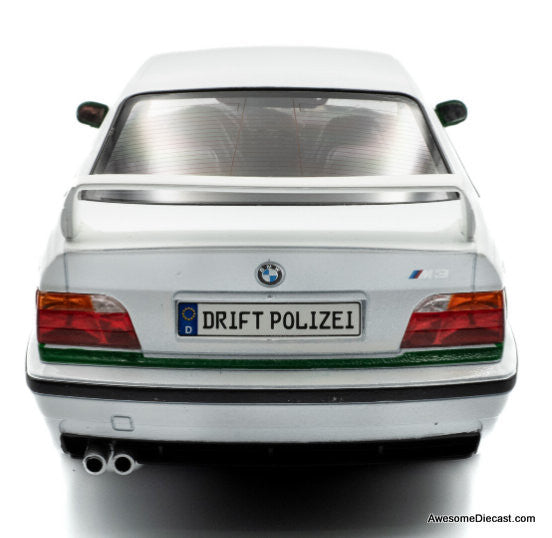 1991 BMW E36 M3 Coupe: Drift Police Car 1:18 Diecast Model Car by Solido