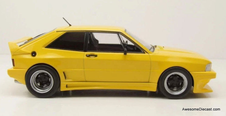 1980 Volkswagen Scirocco Coupe, Yellow 1:18 Diecast Model Car by MCG