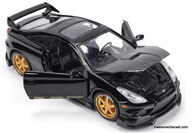 Maisto 1:24 Toyota Celica GT-S, Black/Carbon Fiber