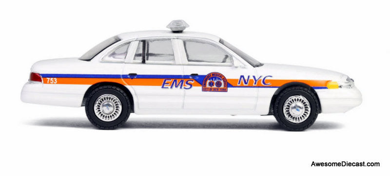 1994 Ford Crown Victoria: City of New York EMS 1:64 Diecast Model Car by Greenlight