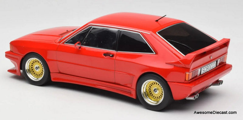 1980 Volkswagen Scirocco Rieger GTO Coupe, Red 1:18 Diecast Model Car by MCG