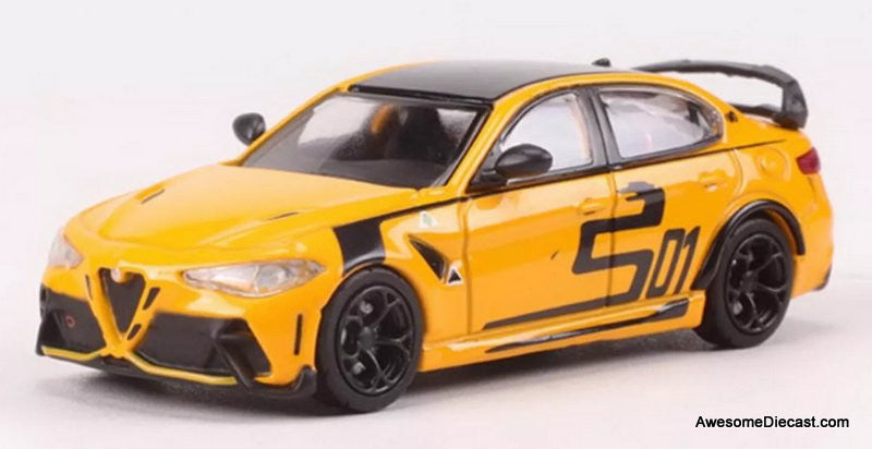 DCT 1:64 Alfa Romeo Juliet GTam, Yellow