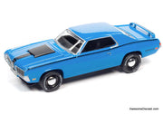 Johnny Lightning 1:64 1970 Mercury Cougar Eliminator, Competition Blue