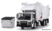 DCP by FG 1:64 Mack LR w/McNeilus Meridian Front Load Refuse Truck And Trash Bin, White