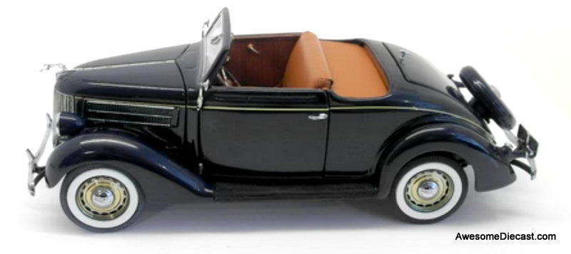 Danbury Mint 1:24 1936 Ford Deluxe Cabriolet, Dark Blue – Awesome