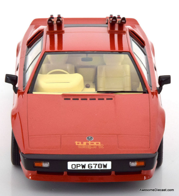 KK Scale 1:18 1981 Lotus Esprit Turbo, Copper Metallic w/James