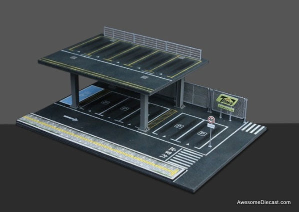 Steel Structure Platform Parking Scene 1:64 Diorama by MoreArt
