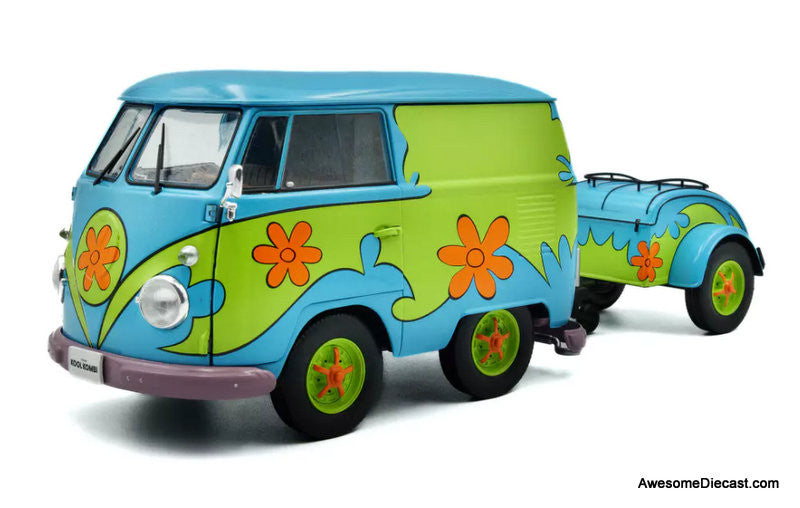 1950 Kool Kombi (Ghost Hunter), Blue/Green 1:18 Diecast Model Vehicle by Solido