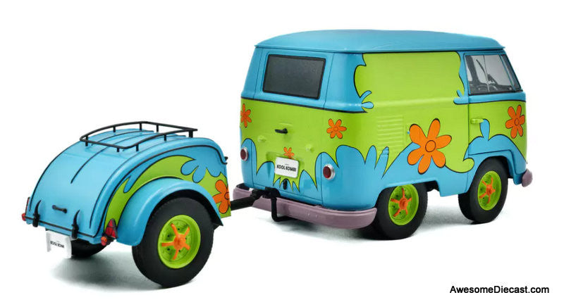 1950 Kool Kombi (Ghost Hunter), Blue/Green 1:18 Diecast Model Vehicle by Solido