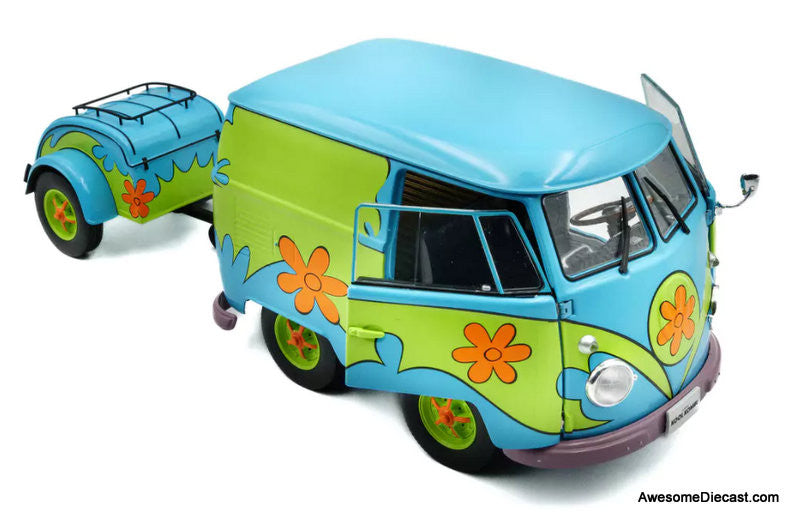1950 Kool Kombi (Ghost Hunter), Blue/Green 1:18 Diecast Model Vehicle by Solido
