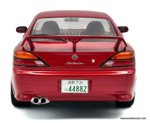 1999 Nissan Silvia S15 Spec-R Aero, Flame Red 1:18 Diecast Model Car by Solido