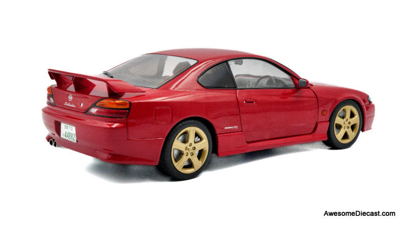 1999 Nissan Silvia S15 Spec-R Aero, Flame Red 1:18 Diecast Model Car by Solido