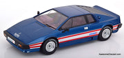 KK Scale 1:18 1981 Lotus Esprit Essex Turbo, Metallic Blue/Red/Silver