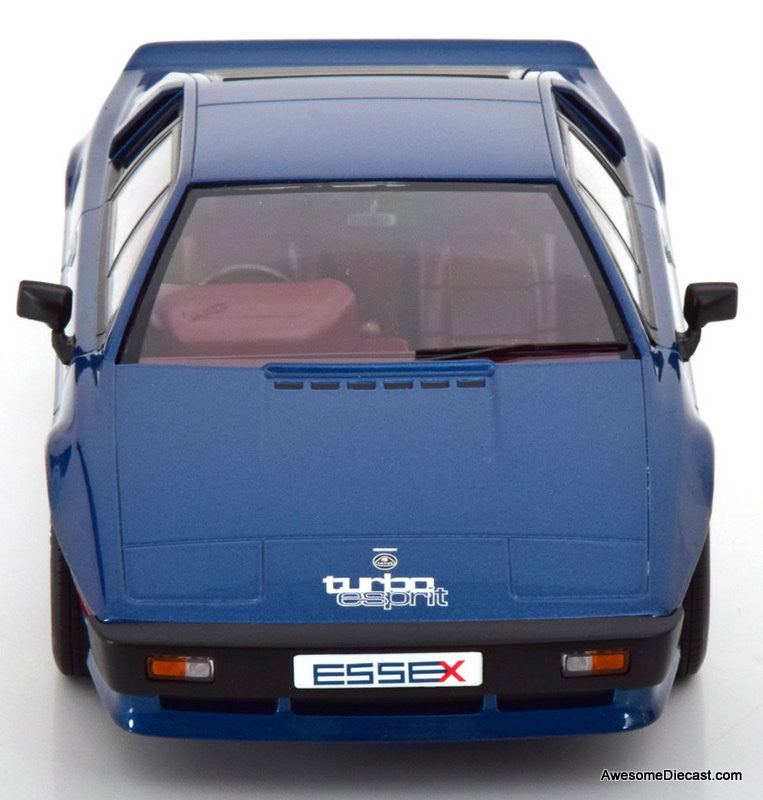 KK Scale 1:18 1981 Lotus Esprit Essex Turbo, Metallic Blue/Red
